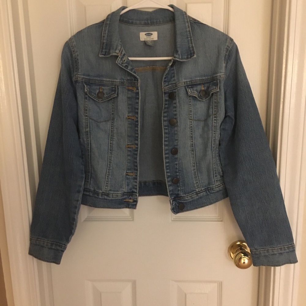 Old Navy blue jean jacket for junior